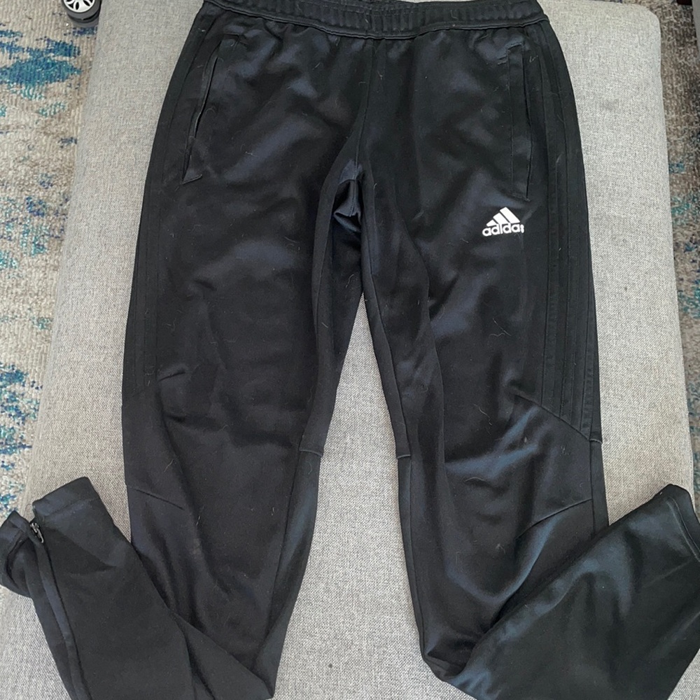 Black adidas sweat pants